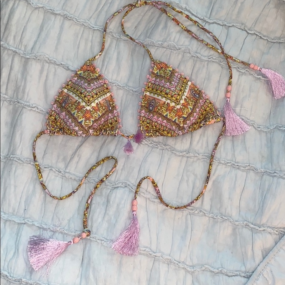 Multicolor printed Victoria’s Secret bikini top